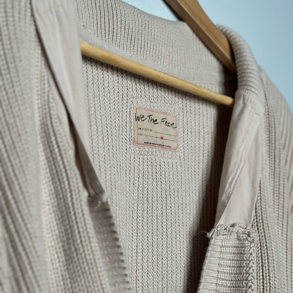 Free People (We the Free) Worn Thru Surplus Cardi - Picture 3 of 5